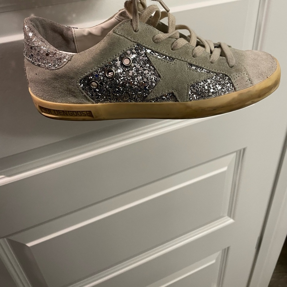 Worn Golden Goose Sneaker. Comes with box